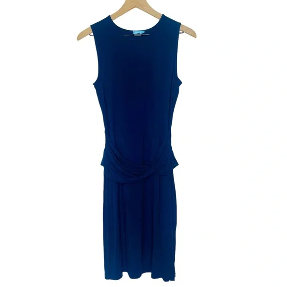 J. McLaughlin | Dresses | J Mclaughlin Size Small Jersey Knit Modal Blend  Theresa Dress Navy Blue | Poshmark